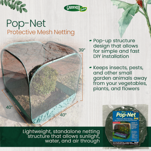 Pop-Net Protective Pest Screen &amp; Anti-Hail Mesh